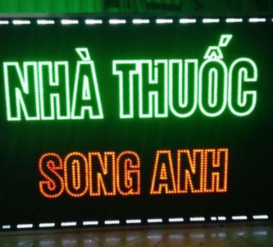 Bảng led ruồi xinhanh nhà thuốc